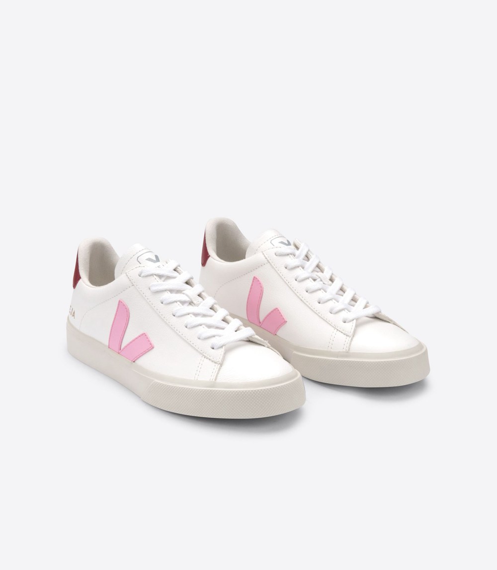 Veja Trainers Womens White - Campo Chromefree - HQVE-75320